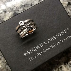 Silpada Vintage Smoky Quartz Ring
